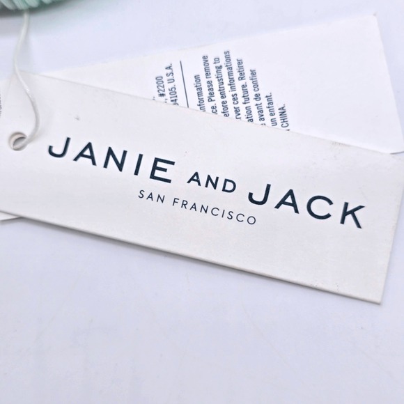 Janie and Jack Baby Mint Flamingo Bow Headband One Size - Picture 3 of 6